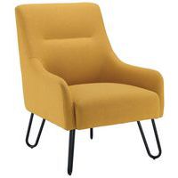 Reception Armchairs - Fabric With Steel Frame - Pearl