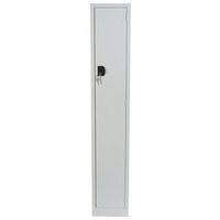 Tall Metal Storage Locker - Hat Shelf & 2 Hooks - Manutan Expert