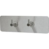 Coat Hooks and Rack - Satin Stainless Steel - Fastening & Organization
