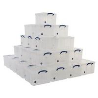 42 L Clear Really Useful Box Pallet Buy of 36 - Storage & Organization