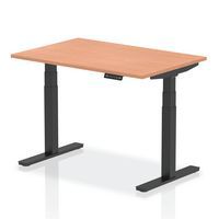 Electric Height Adjustable Desk - Modesty Panel & Cable Port - Air