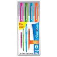 Papermate Flair Original felt-tip pen with cap - Pack of 4 fun colours