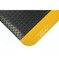 Black/Yellow Anti Fatigue Deckplate Automotive Mat - 3 Lengths - COBA UK
