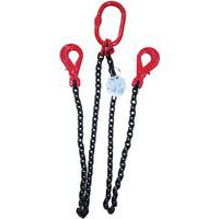 Chain Lifting Slings With Safety Hooks - 1600kg Load - 2 Leg - Manutan Expert