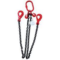 Chain Lifting Slings With Safety Hooks - 1600kg Load - 2 Leg - Manutan Expert