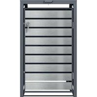 Metal Outdoor Household Wheelie Bin Storage Unit - Phoenix Safe