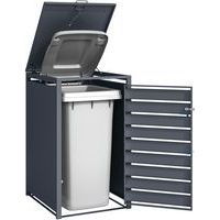 Outdoor Metal Wheelie Bin Storage Unit for Household Waste Phoenix Safe