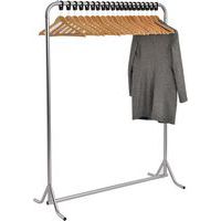 Office Free Standing Coat Rack With 20 Anti-Theft Hangers - Organized