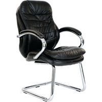 Leather Executive Office High Chair - Cantilever - Santiago - Stylish