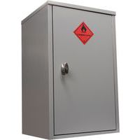 Small Grey COSHH Cabinet - Anti-Corrosion - Flammable Material Storage