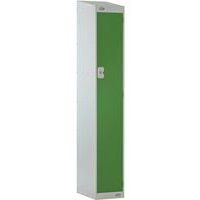 1 Door Metal Storage Locker - 1 Cabinet - Sloped Top - Nestable