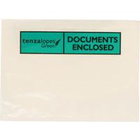 Kraft Paper Document Enclosed Wallets - Self-Adhesive - White - A4-A6