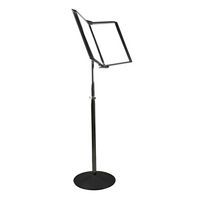Document display system on metal stand - 10x A4 pockets - Black - Djois