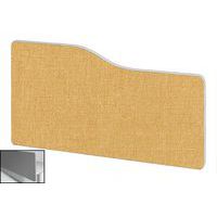 Office Desk Backdrop/Divider - Wave Design - Various Colours -Impulse+