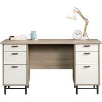Avon Modern Executive Desk with Oak Finish