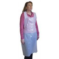 White Disposable Apron - Box of 500 for Hygiene and Protection