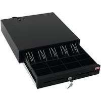 Dual cash drawer with slotted front panel - Elami