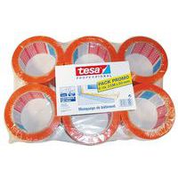 Orange PVC tape for buildings - 4843 - tesa