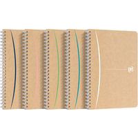 Touareg notebook 148x210 100 pages 90 g recycled 5x5 sq. assorted - Oxford