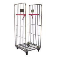Roll container 20100 - Zinc-plated steel base - Load capacity 400 kg