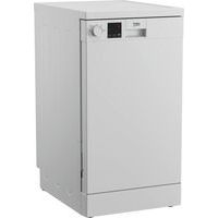 Beko White Slimline Free-standing Dishwasher - HxWxD 85x45x60cm Wide