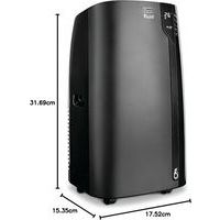 Portable Air Conditioner - BTU 11500 -  Window Kit, Handles & Castors