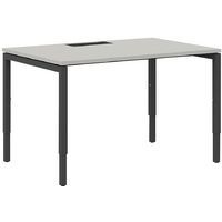 Misao straight desk 160 cm, U-shaped adjustable legs - Manutan Expert