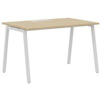 Misao straight desk 120 cm, A-shaped legs - Manutan Expert