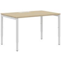 Misao straight desk 120 cm, U-shaped adjustable legs - Manutan Expert