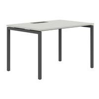 Misao straight desk 120 cm, U-shaped legs - Manutan Expert