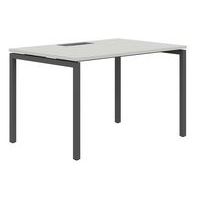 Misao straight desk 140 cm, U-shaped legs - Manutan Expert