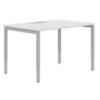 Misao straight desk 180 cm, U-shaped adjustable legs - Manutan Expert