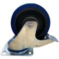 Swivel castor with brake - Capacity 160 to 180 kg - Manutan Expert