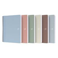 My Recup recycled wire-bound notebook, A4, 180 p, 90 g - Set of 6 - Oxford