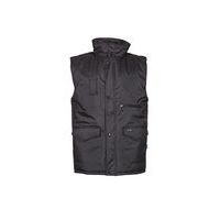 Inga sleeveless work vest, black - Sioen