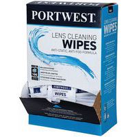 Glasses Cleaning Cloth - Alcohol-Free Eyeglass Lens Wipes - Portwest