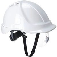 Safety Hard Hat - Ventilated Visor Helmet - Various Colours - Portwest
