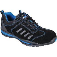 Black/Blue Safety Trainer - Steel Toecap - Size 36-48 - Portwest UK