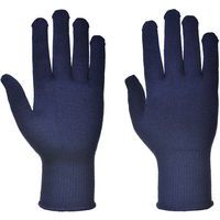 Navy Thermal Insulation Glove Liner - Size 7-11 - 13 Gauge - Portwest