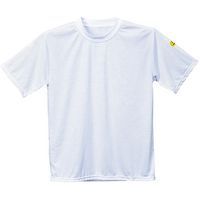 White Anti-Static ESD Carbon Fibre T-Shirts - Small-XXL - Portwest UK
