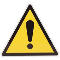 Warning sign - General - Aluminium