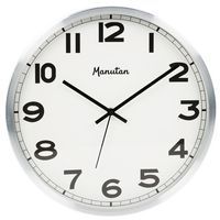 Quartz analogue wall clock, dia. 40 cm - Manutan Expert