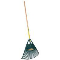 XL lawn rake with 27 teeth and wooden handle - LEBORGNE - Manutan.co.uk