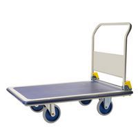 Steel Flatbed Platform Trolley - 150-500kg Capacity -Material Handling