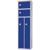Metal Storage Lockers - 2 Person - Antibacterial Coating - Elite