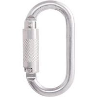 Steel 1/4-turn locking carabiner - Kratos Safety