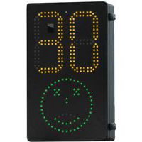 LED National Speed Limit Smiley Signs - Solar or Battery or Mains