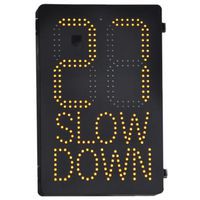 LED National Speed Limit Indicator Signs - Solar or Battery or Mains