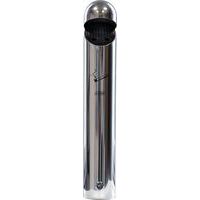 Stnlss steel wall-mounted ashtray w. cover - 1.7 l - Probbax