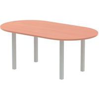 Boardroom Meeting Table - Oval Shaped - MFC Top - 730 High - Impulse